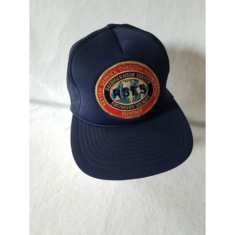 Vintage Refrigeration Service Engineers Cap Baseball Style One Size Fits All